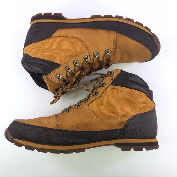 Timberland Earthkeepers Splitrock2 Hiker Euro Shoes Outdoor Size 10 Tan Wheat