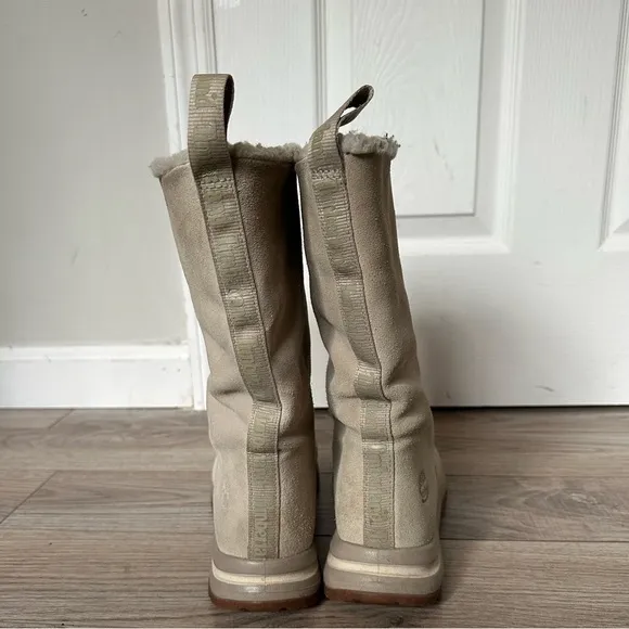 Timberland Mabel Town Pull On Beige Boots