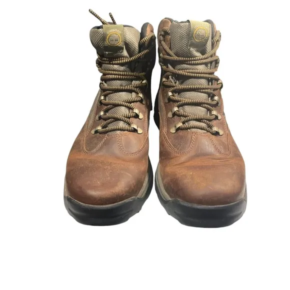 Timberland Mens 15130 Anti-Fatigue Hiking Boots Lace Up Brown Size 12