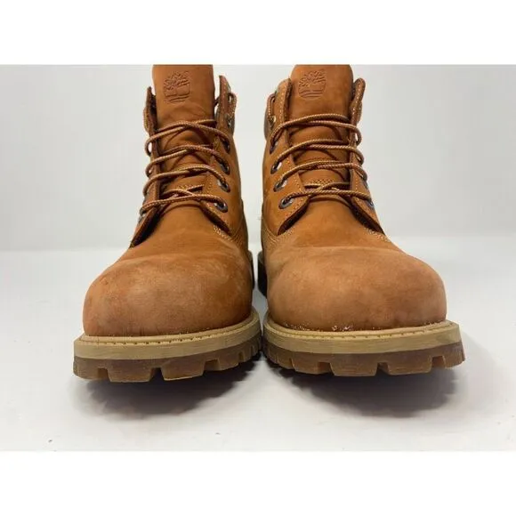 Timberland Premium Waterproof Nubuck Boots Size 6.5Y Rust‎ Womens 8 Outdoor
