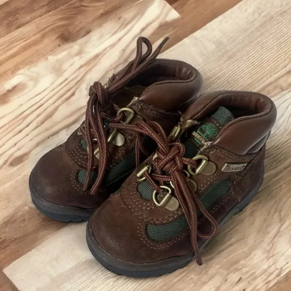 Timberland Unisex Baby Boots 6 Months Size 6M Dark Brown