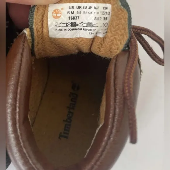 Timberland Unisex Baby Boots 6 Months Size 6M Dark Brown