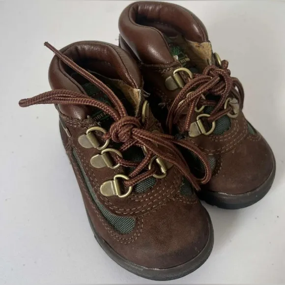 Timberland Unisex Baby Boots 6 Months Size 6M Dark Brown