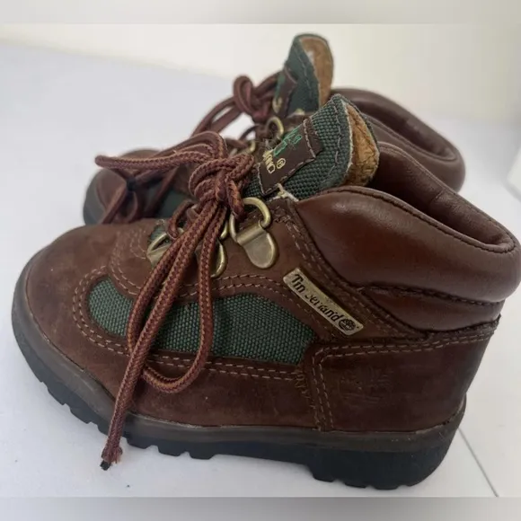 Timberland Unisex Baby Boots 6 Months Size 6M Dark Brown