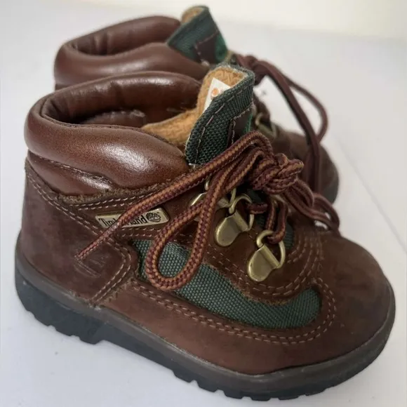 Timberland Unisex Baby Boots 6 Months Size 6M Dark Brown