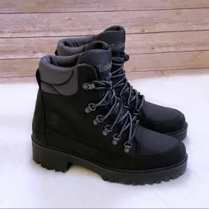Timberland Women’s Courmayeur Valley Black Waterproof Hiker Boots