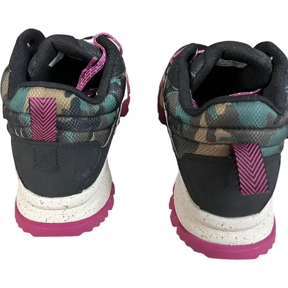 TIMBERLAND WOMEN'S GARRISON TRAIL WATERPROOF MID HIKER BLACK MESH W CAMO NEW