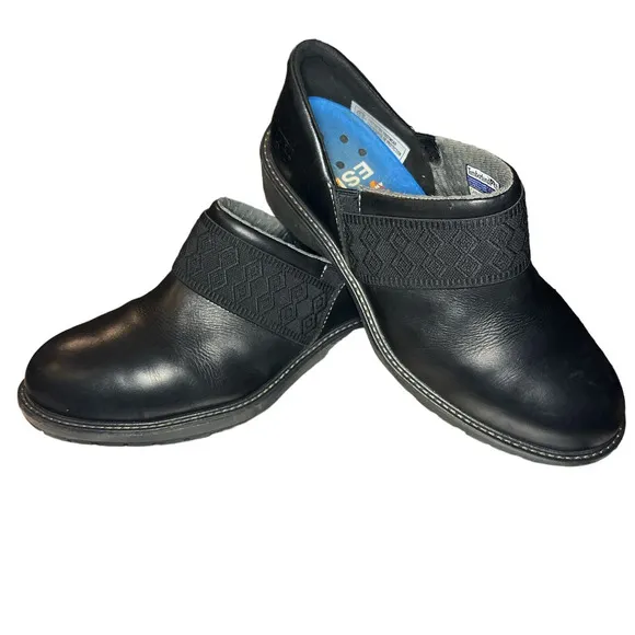 Timberland Women's Shoes Pro Riveter Alloy Toe Bootie in Black Leather Size 11