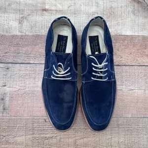 To Boot New York Adam Derrick Blue Suede Oxford Shoes Size 13