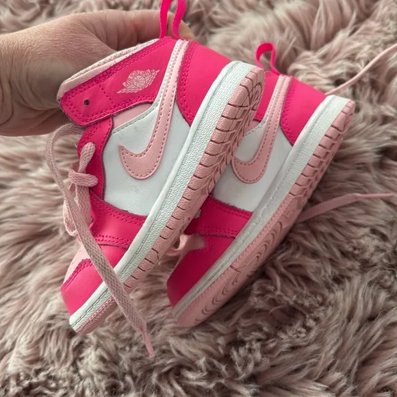 Toddler two tone pink jordans