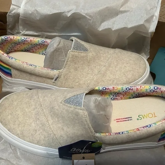 toms Alpargata Fenix slip On sneakers in rainbow