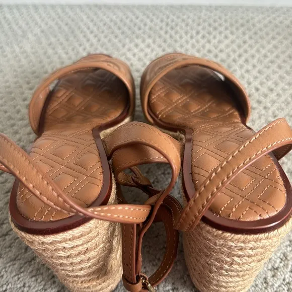 Tory Burch Leather Spadrilles Size 5.5