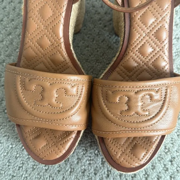 Tory Burch Leather Spadrilles Size 5.5