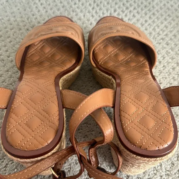 Tory Burch Leather Spadrilles Size 5.5