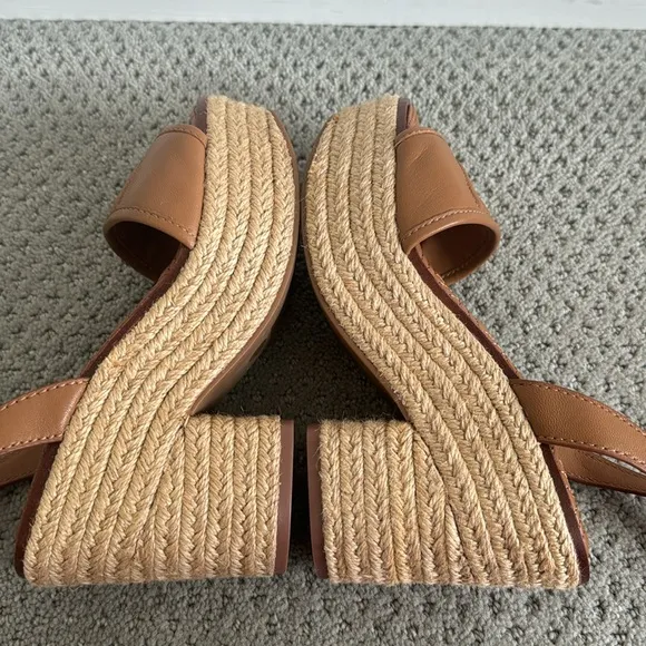 Tory Burch Leather Spadrilles Size 5.5