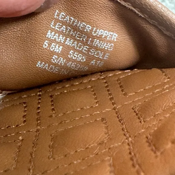 Tory Burch Leather Spadrilles Size 5.5