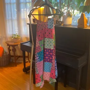 Trina Turk Silk Patch Work Dress