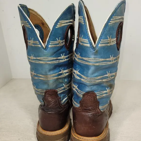 Twisted X Boots Mens Size 9D Brown Leather Gorpcore Comp Toe Workwear Work