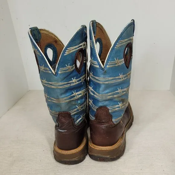 Twisted X Boots Mens Size 9D Brown Leather Gorpcore Comp Toe Workwear Work