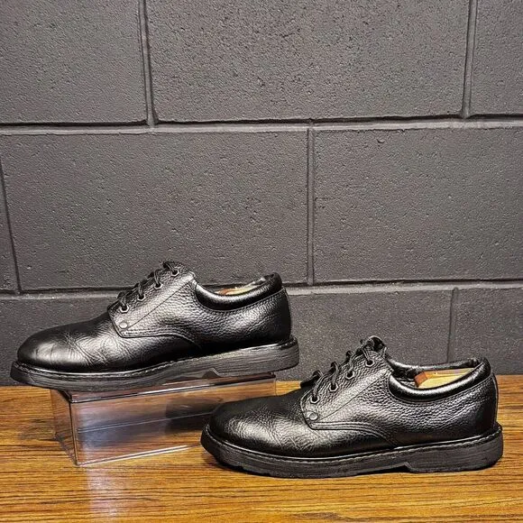 TX by Thorogood Harrington Black Leather Oxford Work Shoes Men’s 10.5 Wide