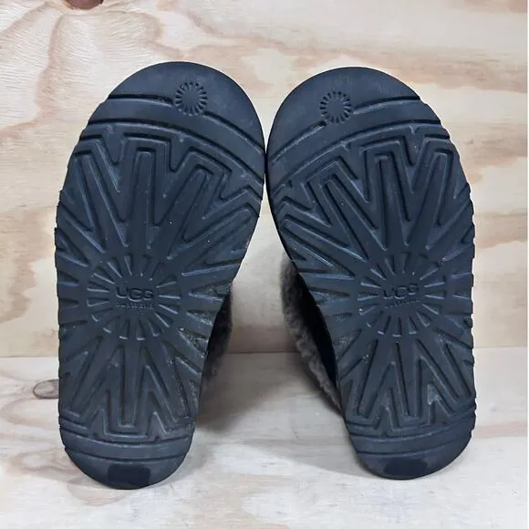 UGG Australia - Ellee - Winter Boots - Black - Kids Big Gril's - 6 -S/N 1001672
