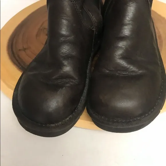 UGG Aviator Leather Knee High Boots