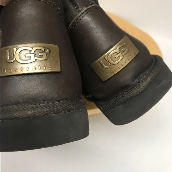 UGG Aviator Leather Knee High Boots