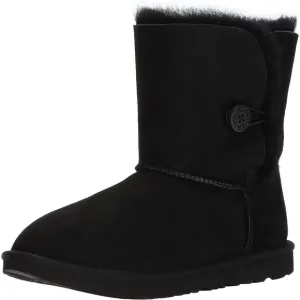 UGG Big Kids Bailey Button II Boots Black Size 4K