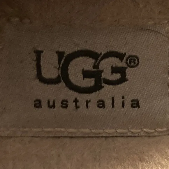UGG Men's Chester Woven Boat Shoes Brown Leather Loafers Size 10