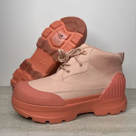 UGG Neumel X Women's Waterproof Hiking Rain Boots Salmon &amp; Coral Size 12 SLW