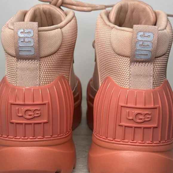 UGG Neumel X Women's Waterproof Hiking Rain Boots Salmon &amp; Coral Size 12 SLW
