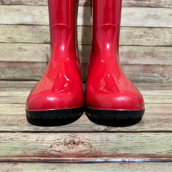 Ugg Red Sienna rubber Rain Boots