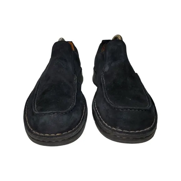 UGG Slip-On Loafers Shoes Suede Square-Toe Grunge Academia Casual Chunky