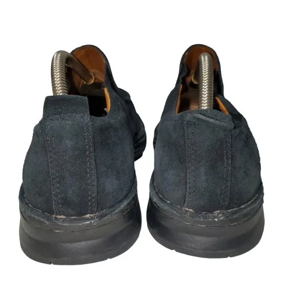 UGG Slip-On Loafers Shoes Suede Square-Toe Grunge Academia Casual Chunky