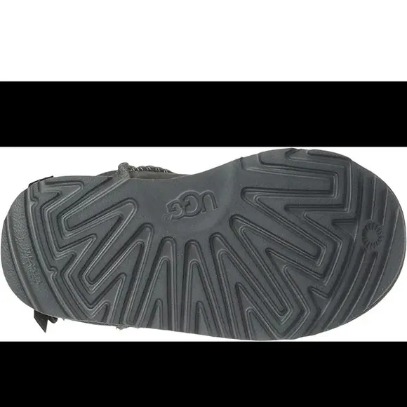 UGG Toddlers Bailey Bow II Boots Grey Size 7C