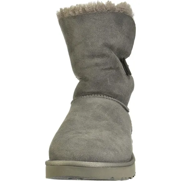 UGG Womens Bailey Button II Boots Grey Size 7