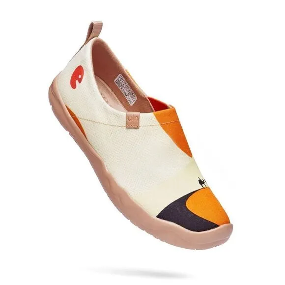 UIN Men's Loafers Painted Shoes Slip On Canvas Walking Shoes (Desert Ride)