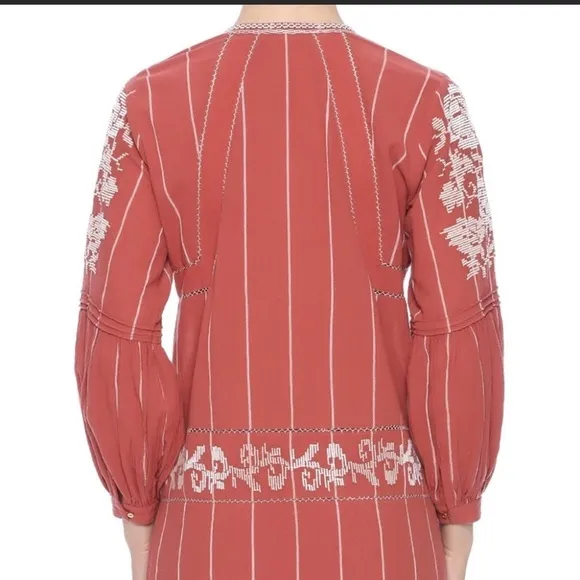 Ulla Johnson Dahlia mini dress in Rust ❤️