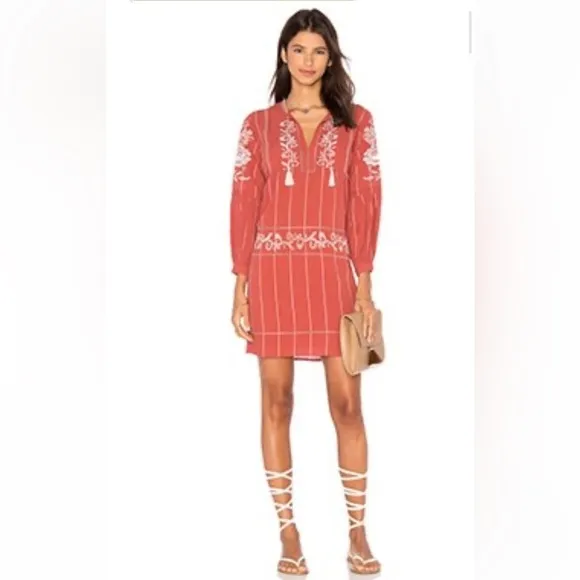 Ulla Johnson Dahlia mini dress in Rust ❤️