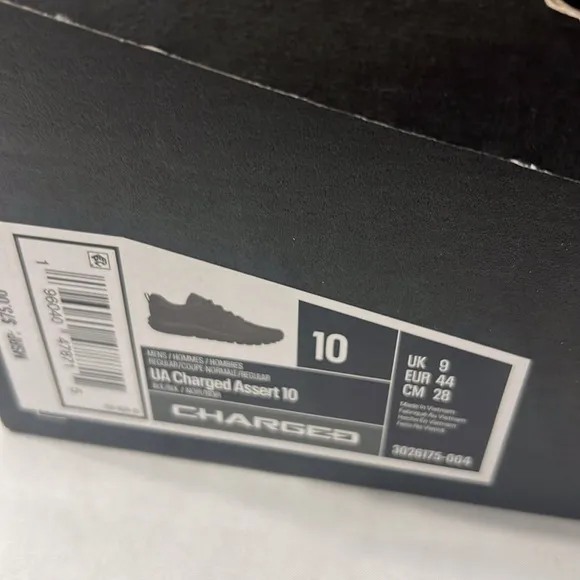 Under Amour Charged Men’s  UA Charged Assert 10 Running Shoes under armor