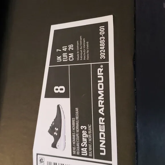 UNDER Armour Men’s Sneakers size 8