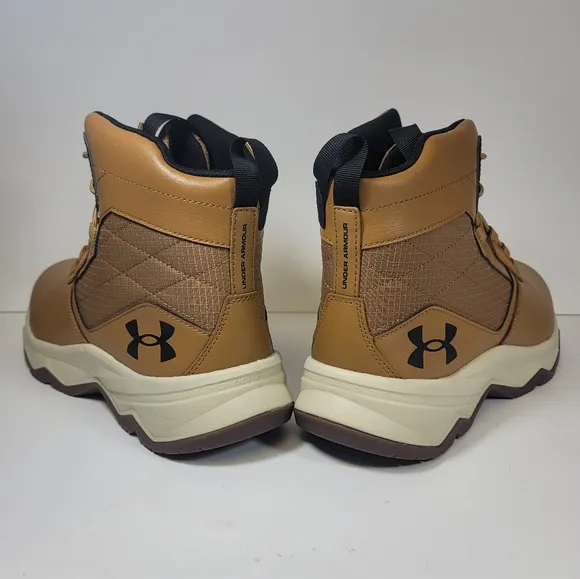 Under Armour Mens UA Stellar G2 6&quot;  Tactical Hiking Boots Size 12 - Brown