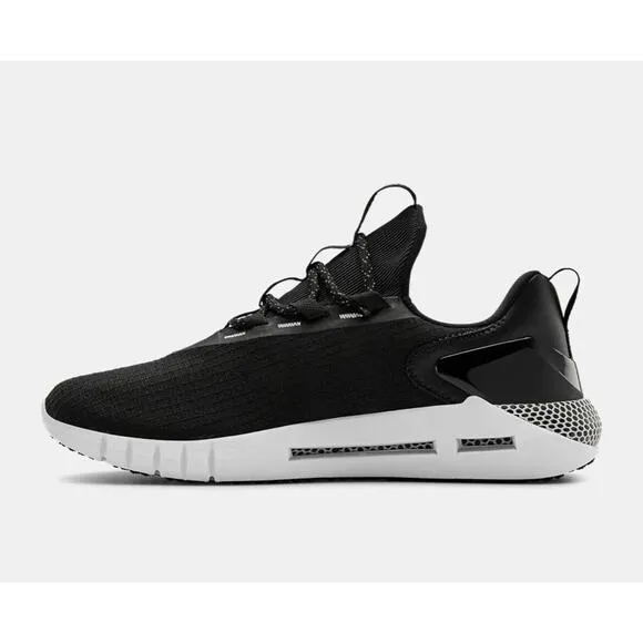 Under Armour UA HOVR NM 3023875 Running Shoes Black White Mens 10 Fast Shipping