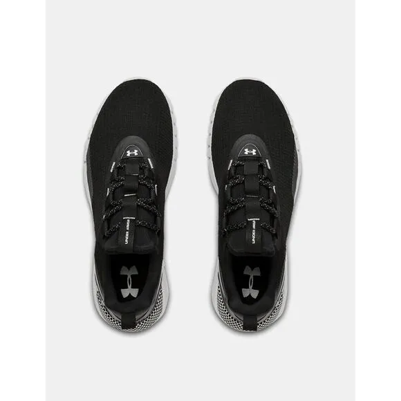 Under Armour UA HOVR NM 3023875 Running Shoes Black White Mens 10 Fast Shipping