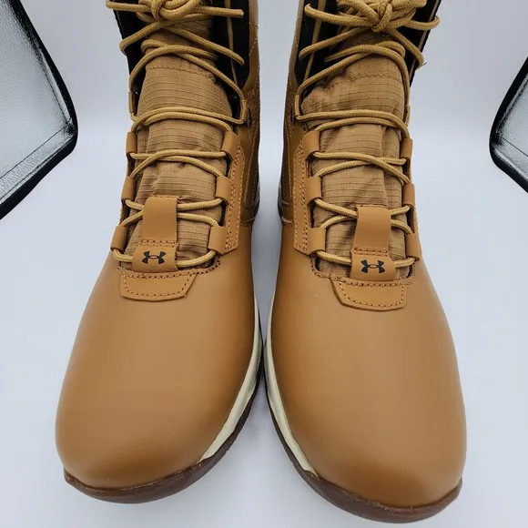 Under Armour UA Stellar G2 6&quot; Men's 10 Wheat Hiking Tactical Boots NEW in Box