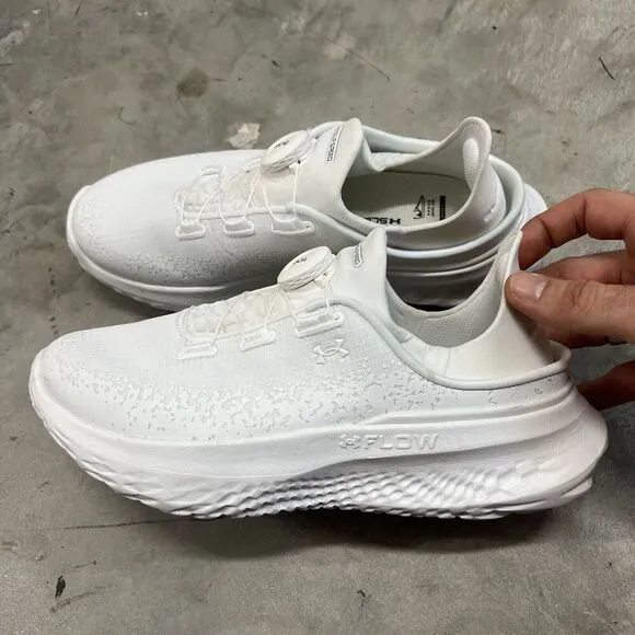 Under Armour UA SlipSpeed Mega Ripstop Running Shoes Boa White size 8 Women’s
