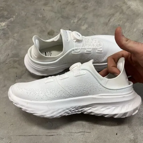 Under Armour UA SlipSpeed Mega Ripstop Running Shoes Boa White size 8 Women’s