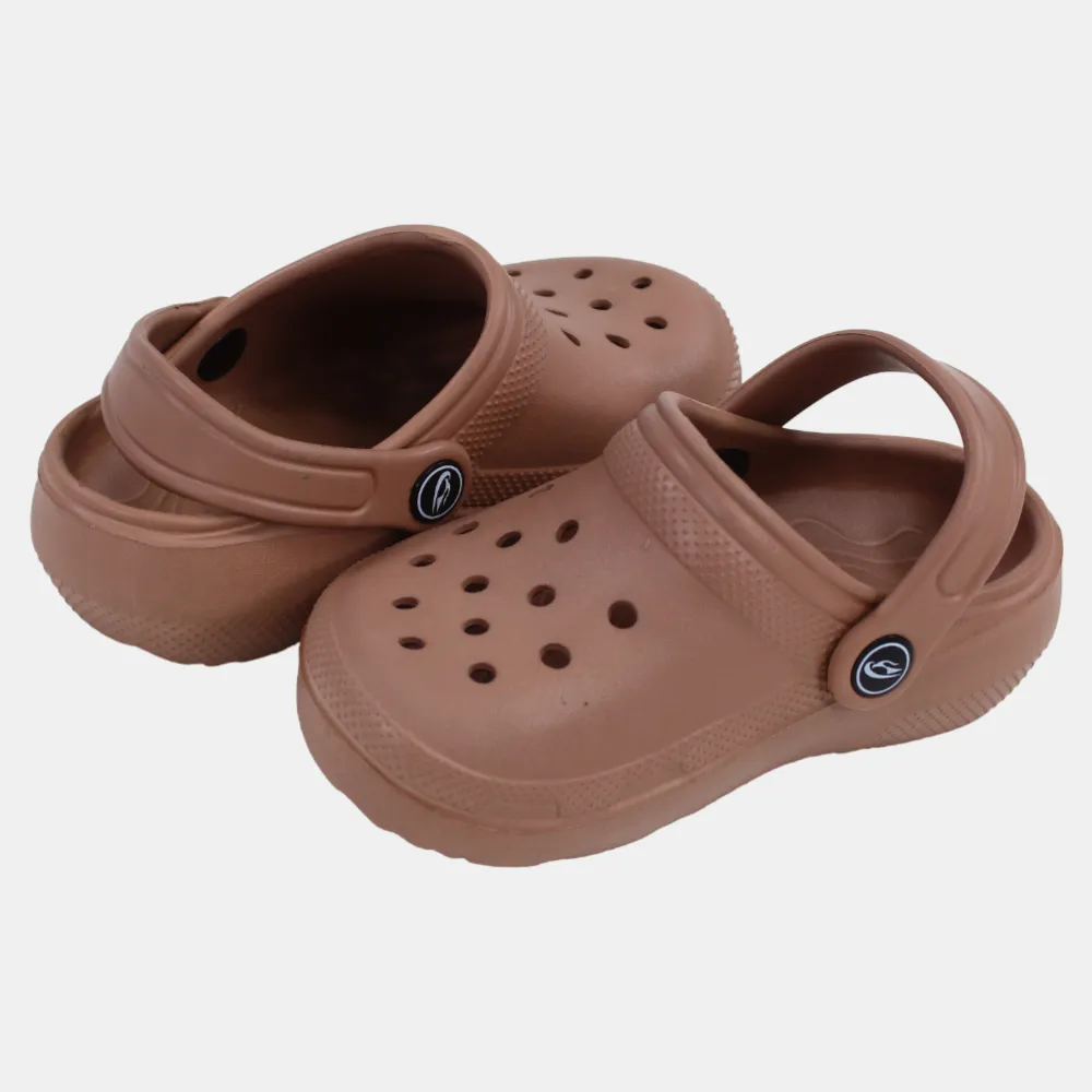 Unisex Kids Rubber CRO – Beige