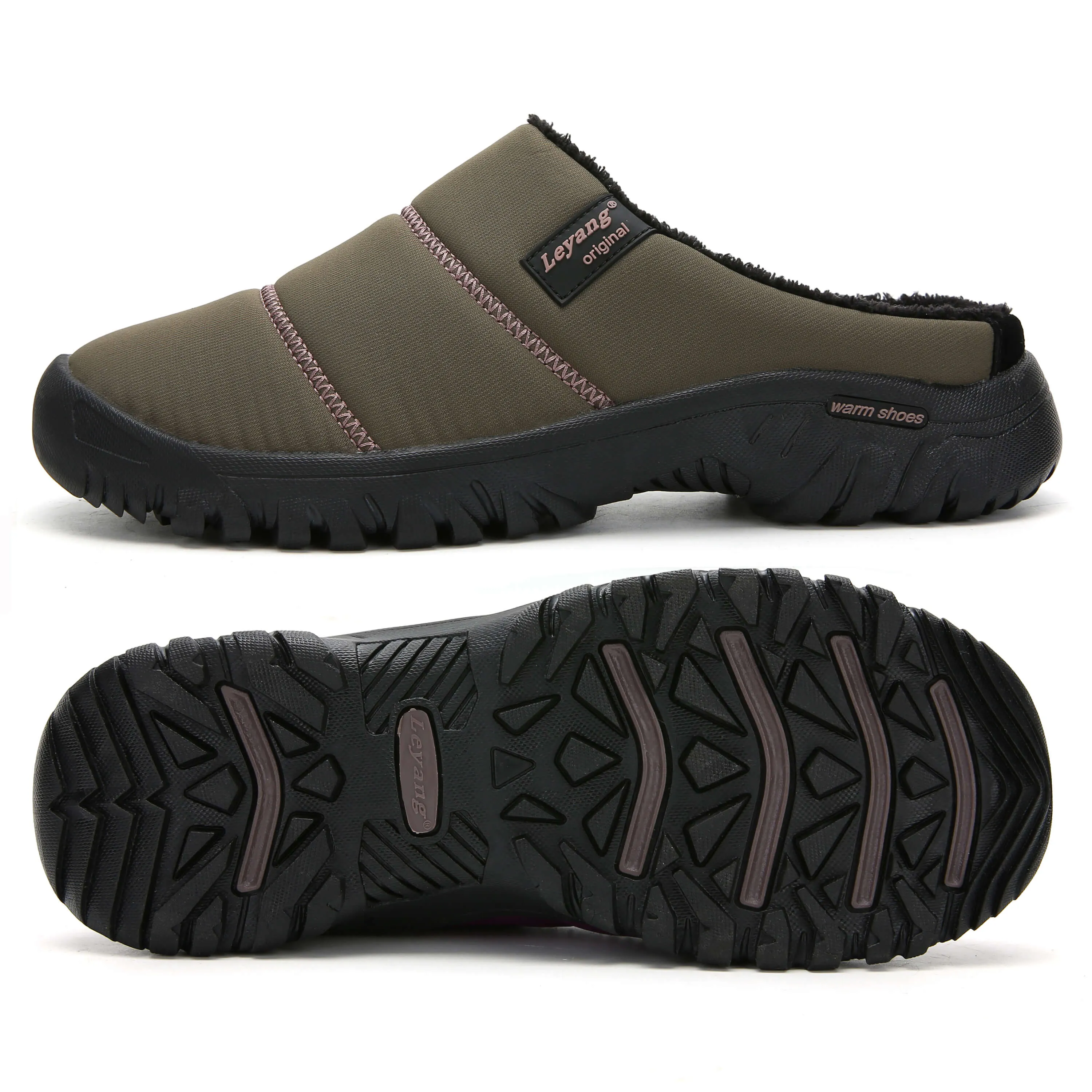 Unisex Men's and Women's Memory Foam Slippers Comfort Knitted Cotton-blend House Shoes Indoor & Outdoor