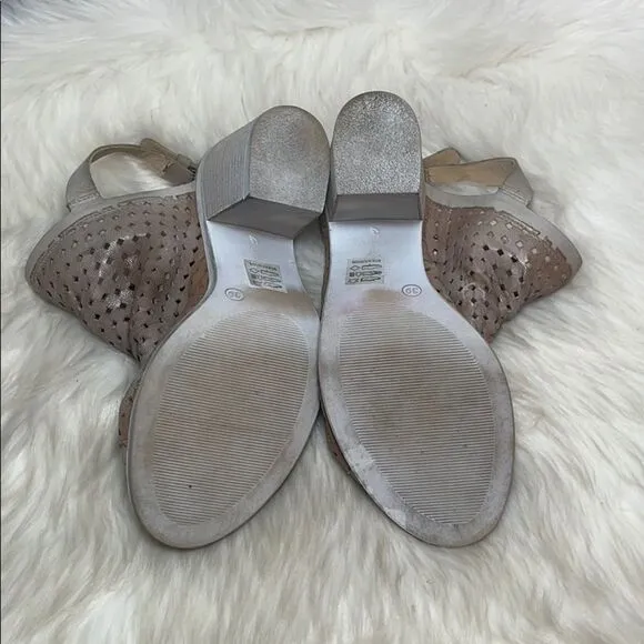 Unity In Diversity Freita Ruched Sandals Sz 39/9